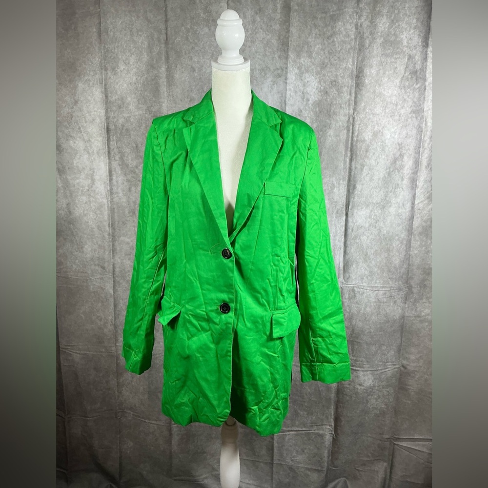 SHEIN Bright Green Blazer